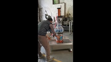 Automatic paint bucket crimping capping machine