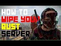 How to wipe and update rust server  rust admin academy tutorial 2021