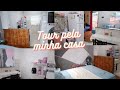 Tour pela minha casa simples de 3 cômodos /casa pequena com amor #minhacasa #casasimples #tour