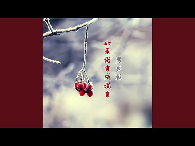 如果诺言成谎言 (伴奏版)