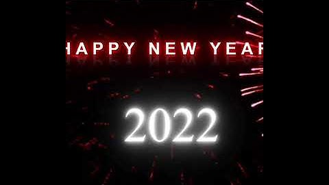 Happy new year 2022! ( Created using HTML and CSS )
