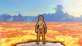 Modded Breath of the Wild so the floor is actually lava
