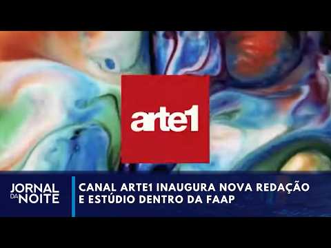 Canal Arte1 inaugura nova redação e estúdio dentro da FAAP | Jornal da Noite