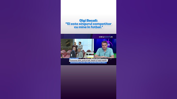 Gigi Becali recunoaște deschis că are emoții în fața unui adversar din campionat. #digisport