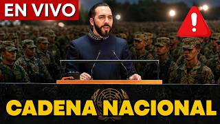 CADENA NACIONAL BUKELE SORPRENDE A TODOS CON ESTO NADIE LO ESPERABA EL SALVADOR NOTICIA