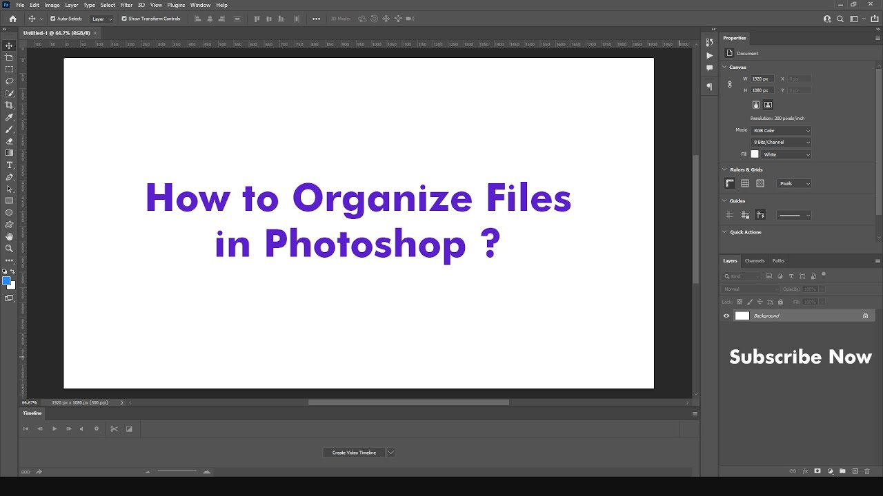 Organizing Your Layers in Photoshop - YouTube