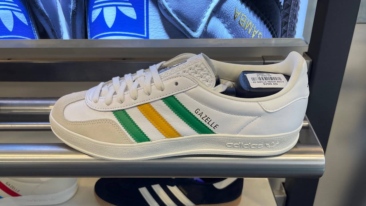 ★adidas★ガゼル 85 スニーカー Preloved Yellow Cloud White Adidas Gazelle Indoor (Cloud White/Preloved Yellow/Core