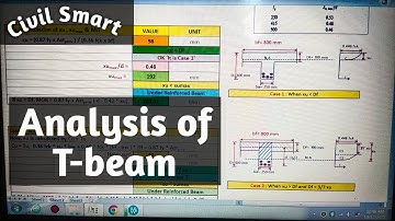 ANALYSIS OF T-BEAM I IS 456:2000 I BY CIVIL SMART