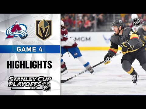 Second Round, Gm 4: Avalanche @ Golden Knights 6/6/21 | NHL Highlights