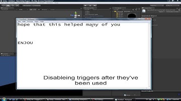 Unity3D - Disabling/Removing used Triggers HQ