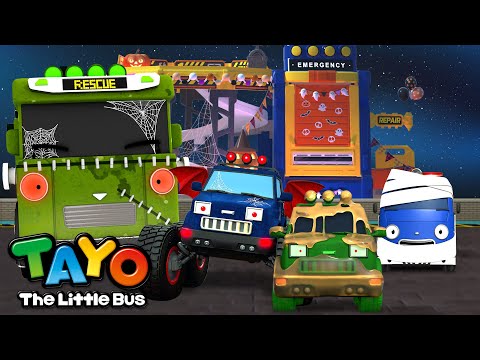 👻 Spooky Halloween Stories & Songs Compilation | Tayo and the Brave Rescue Team for Kids