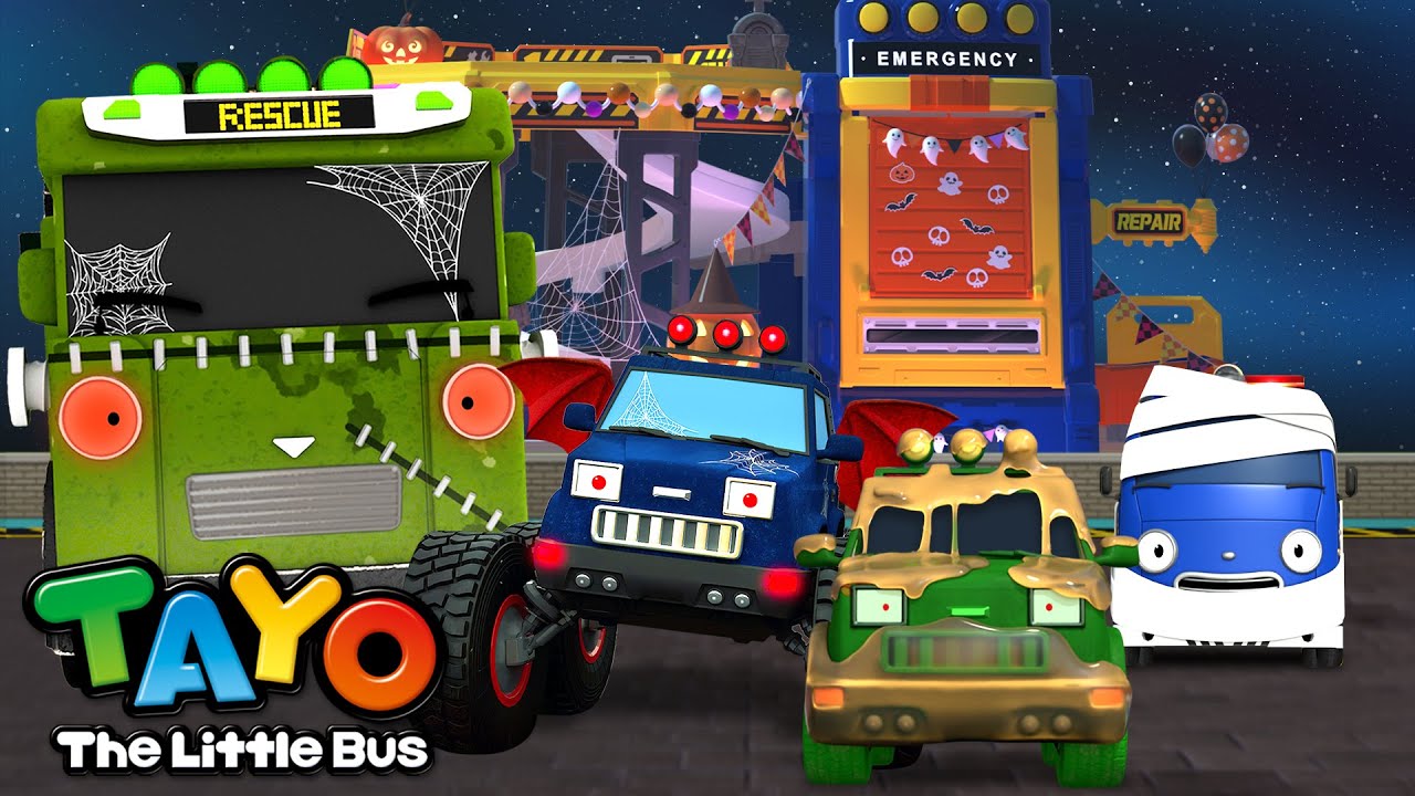 👻 Spooky Halloween Stories & Songs Compilation | Tayo and the Brave Rescue Team for Kids