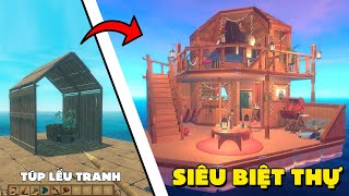 Thánh fuho nâng cấp TÚP LỀU TRANH thành SIÊU BIỆT THỰ !!! (Pobbrose Vua sinh tồn) | Raft #2 ✔