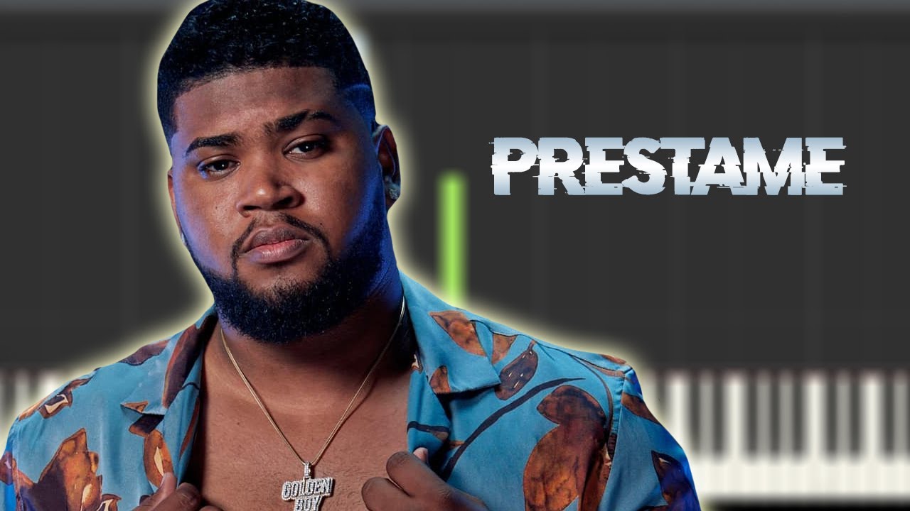 Chris Lebron - Préstame | Instrumental Piano Tutorial / Partitura / Karaoke / MIDI