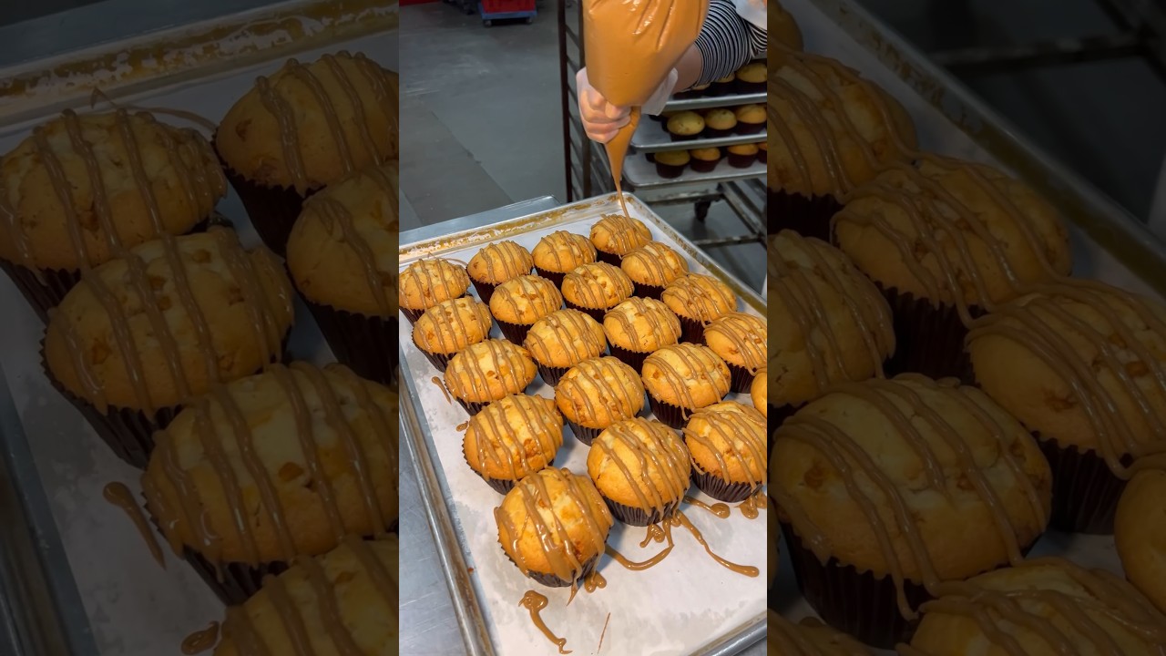 CREAM FILLED FRENCH TOAST MUFFINS from Car’l Donuts in Las Vegas YouTube