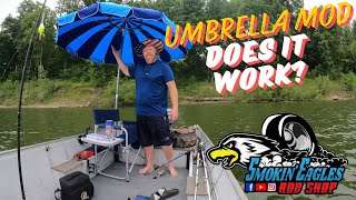 Umbrella on a boat, will it work? #boatlife #fishing #umbrella #mod Details