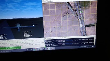 FlightGear simulation with SITL (software in the loop) running on WSL linux in windows 10