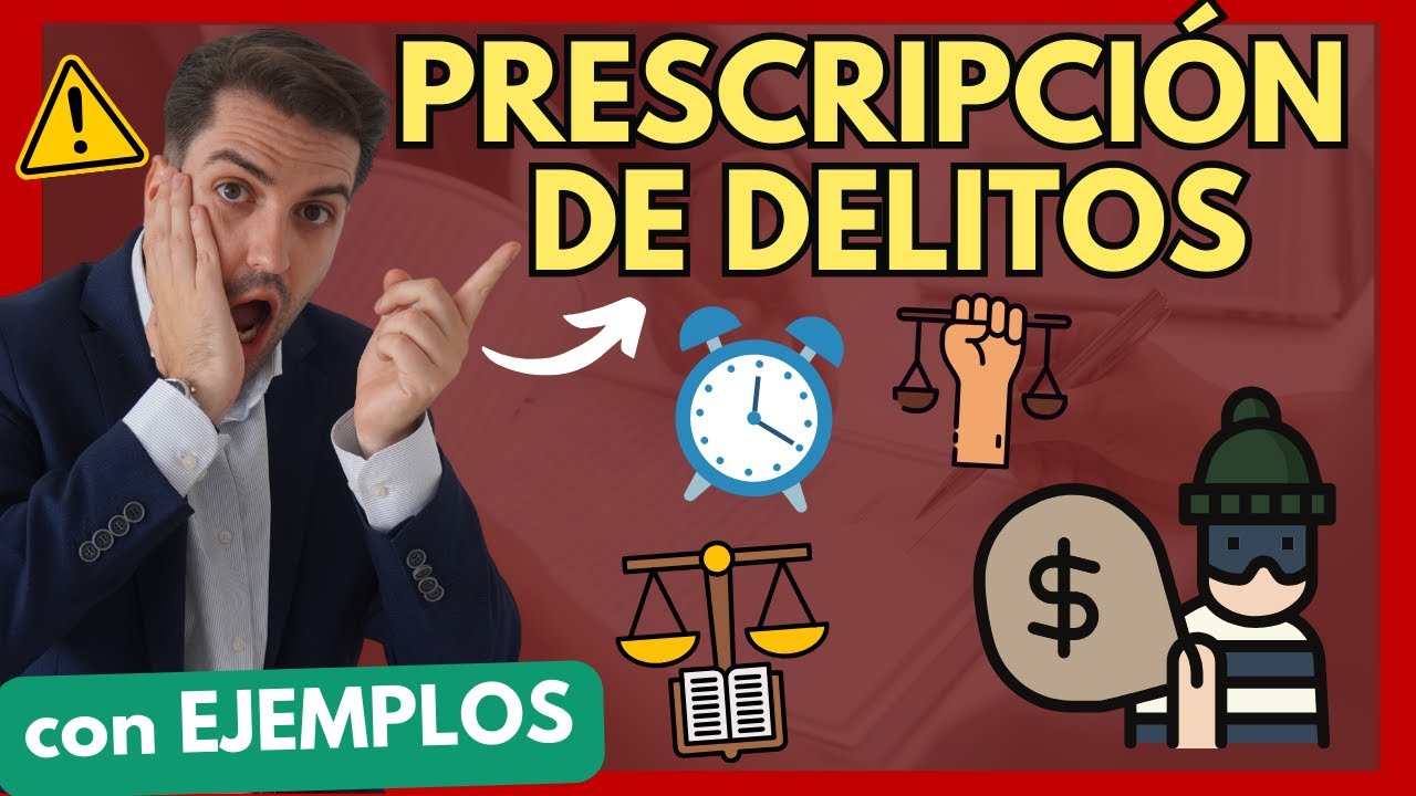 💥 ¿Cuándo Precriben los Delitos?【Todo EXPLICADO con EJEMPLOS en Materia Penal】