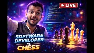 Software Developer Playing Chess Live 🔥 Can I Win Today?