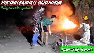 Download Lagu Prank Pocong Bangkit Dari Kubur || Kompilasi Prank Hantu Paling Lucu Bikin Ngakak🤣🤣 MP3
