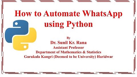 How to Automate Whats App Message  ||Python Project|| ||Learn Python|| |pywhatkit|