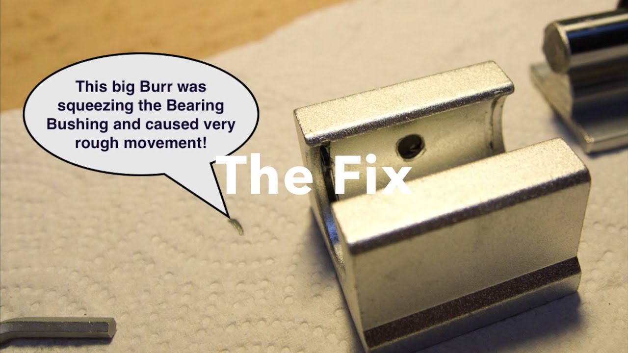 How to fix cheap Chinese SBR Linear Guide Rails - YouTube