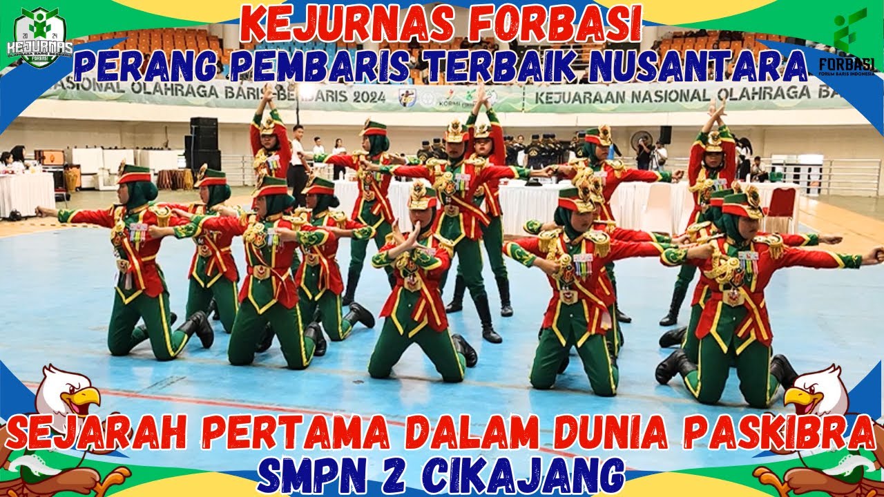 PERANG BINTANG PARA PEMBARIS...!!! SMPN 2 CIKAJANG DI KEJUARAAN NASIONAL FORBASI