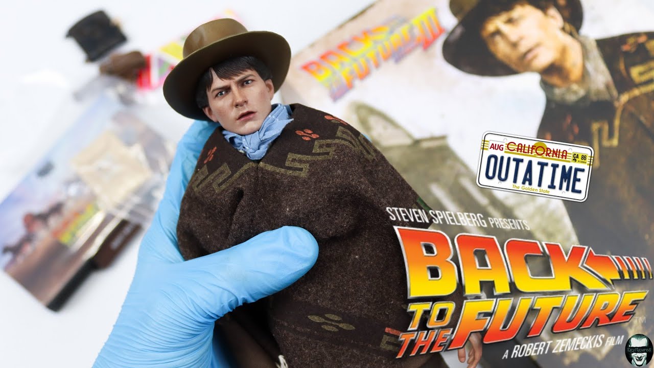 Hot Toys Marty McFly Back to the Future 3 Figure Unboxing Review - YouTube