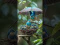 Touching Story Of Father Bird Protecting His Family From Wind And Rain Birds Birdsoftheworld 