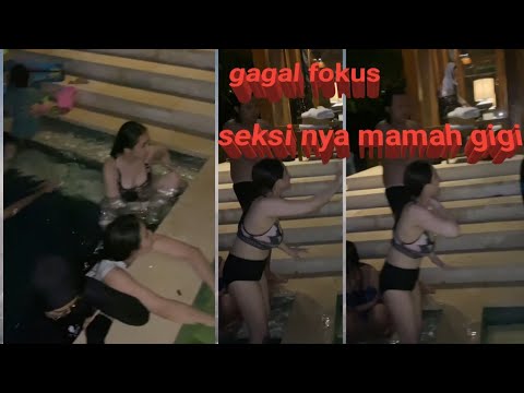 seksi nya Nagita Slavina pake bikini doang di kolam renang - YouTube