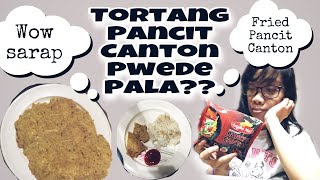 Tortang Pancit Canton /Lockdown ULam + Mukbang