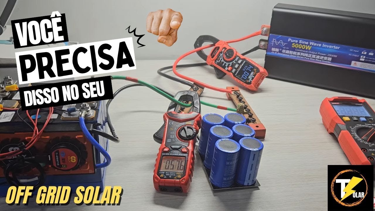 O VERDADEIRO TIRA PICO de 🔋baterias ! Solução do OFF GRID