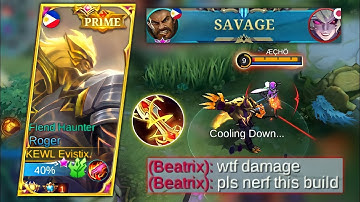 ROGER NEW UPDATE "OLD BUILD" IS BACK!! AUTO SAVAGE(MUST TRY) | MLBB