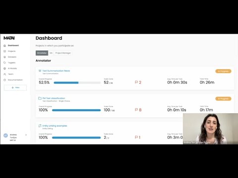 Short Demo Video of M47.AI Data Annotation Platform
