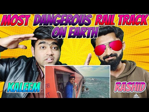 Pakistani Reaction Journey to Most Dangerous Rail track on earth 😲