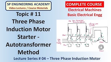 11 Three Phase Induction Motor Starter - Autotransformer Method