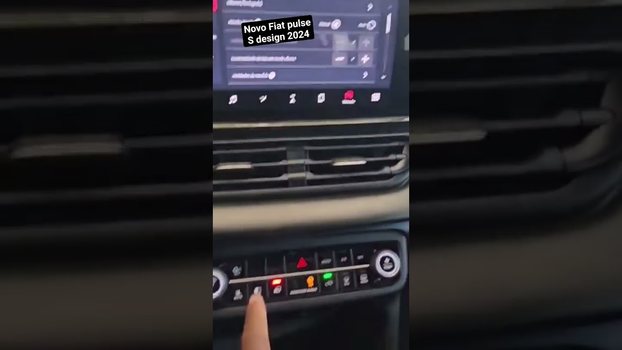 NOVO FIAT PULSE DRIVE S-DESIGN 2024  Painel 