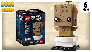 Lego Brickheadz Potted Groot 40671 Build Crew
