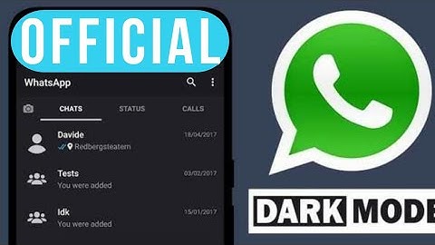 OFFICIAL Whatsapp Dark Mode | No Root | 100% Working 😃