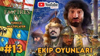 ? Ekiple Age Of Geceleri 13 - Age Of Empires 4 Türkçe w/ @PintiPanda TV @bosluk @Theodorich