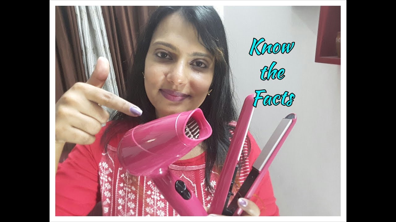 Philips Hair Straightener and Hair Dyer Combo pack | Review | Know The  Facts - YouTube