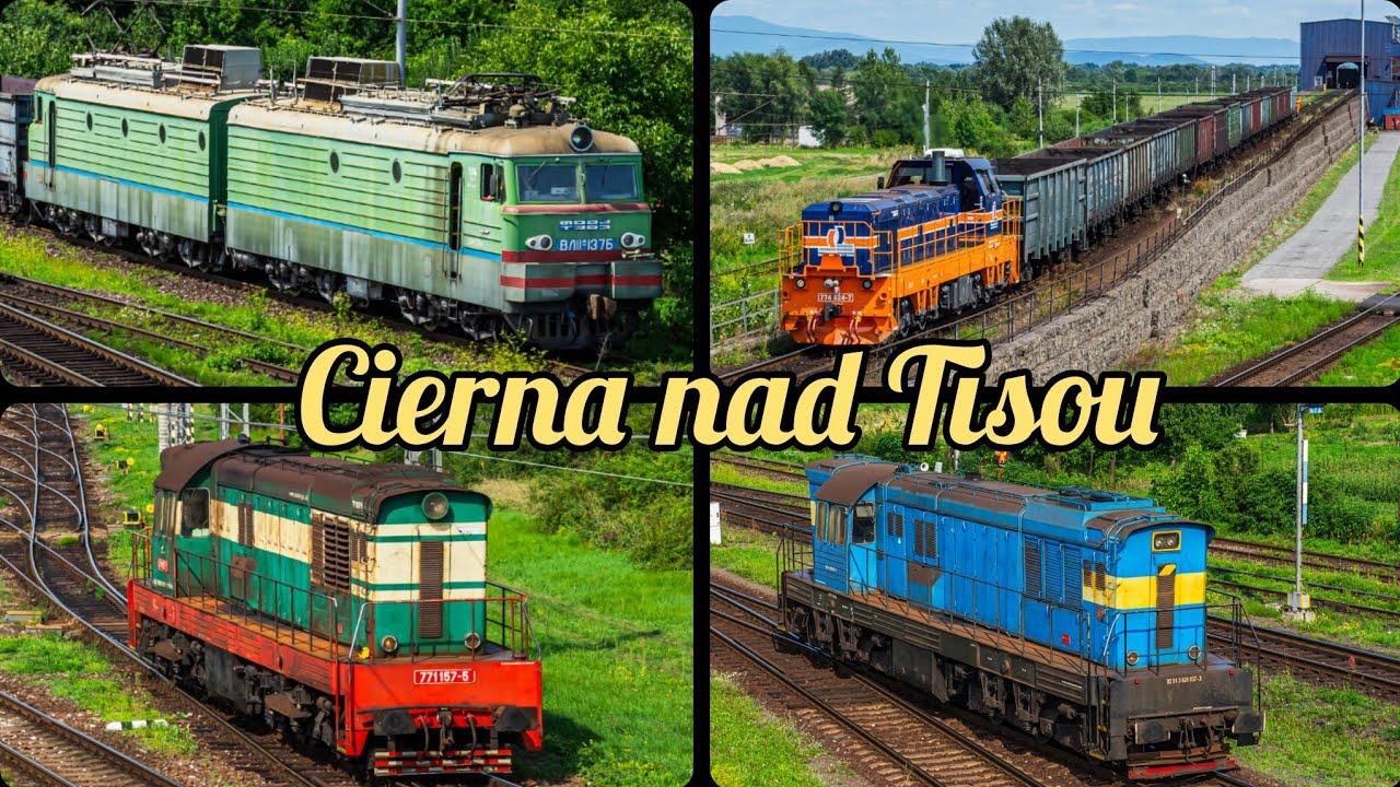 Pociągi / Vlaky Čierna nad Tisou 