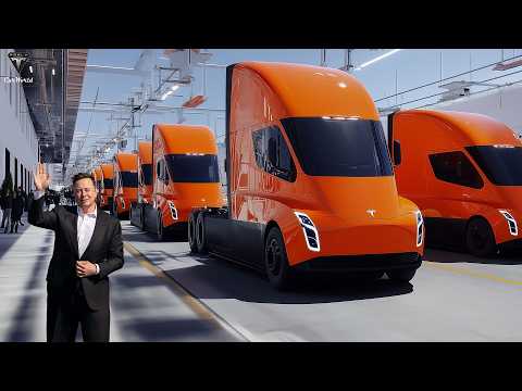 Elon Leaked Tesla Semi 2025 Coming, Faster, Instance Efficiency! All You Need To Know!