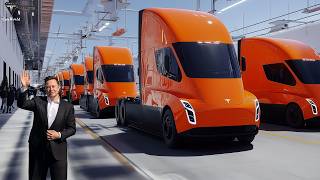 Elon Leaked Tesla Semi 2025 Coming, Faster, Instance Efficiency! All You Need To Know!