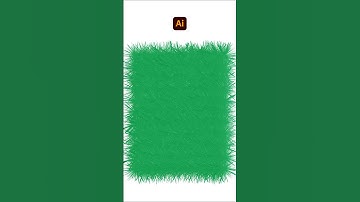 Easy way  to create grass in illustrator #grass #illustratortricks #ytshorts #viralshorts2024 #like