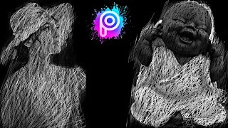 Scribble Photo Editing || PicsArt Photo Editing Tutorial screenshot 2