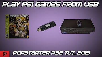 Play PS1 Games From PS2 USB Using Popstarter and OPL Tutorial (2019)