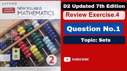 Question number 16 Exercise 4B D2 updated 7th edition Topic Sets Book2 D2