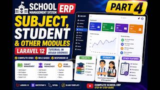 School Management System ERP | Part 4: Subject & Student Registration | Laravel 12 | Afaan Oromoo