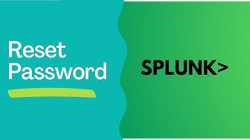 How to Reset Password in SPLUNK